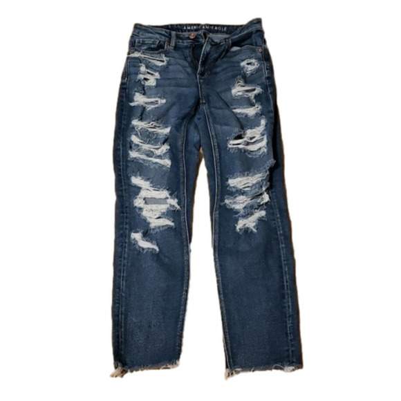 American Eagle Outfitters Denim - american Eagle Mom Jean Stretch